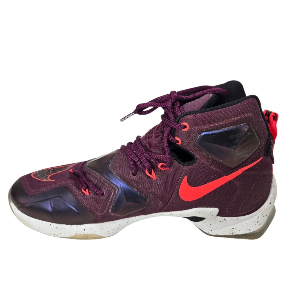 Nike Labron James 13 Mulberry Purple Mens US 12 Shoes Style Code 807219-500 - Picture 8 of 16